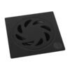 Rejilla para Piso en Acero Inoxidable Color Negro 10cm x 10cm x 4.5cm D-3