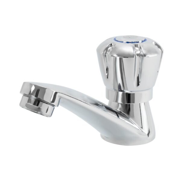 Llave Lavamanos Cromada Manija Tipo Pomo Ref. Yw049