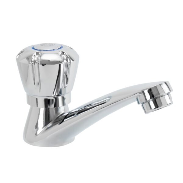 Llave Lavamanos Cromada Manija Tipo Pomo Ref. Yw049