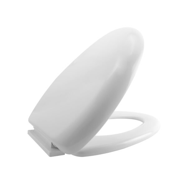 Asiento Sanitario Alongado de Caida Lenta Blanco