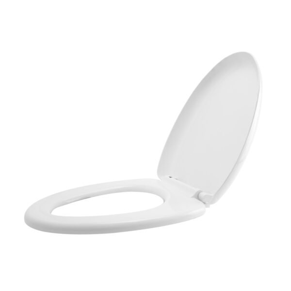 Asiento Sanitario Alongado de Caida Lenta Blanco