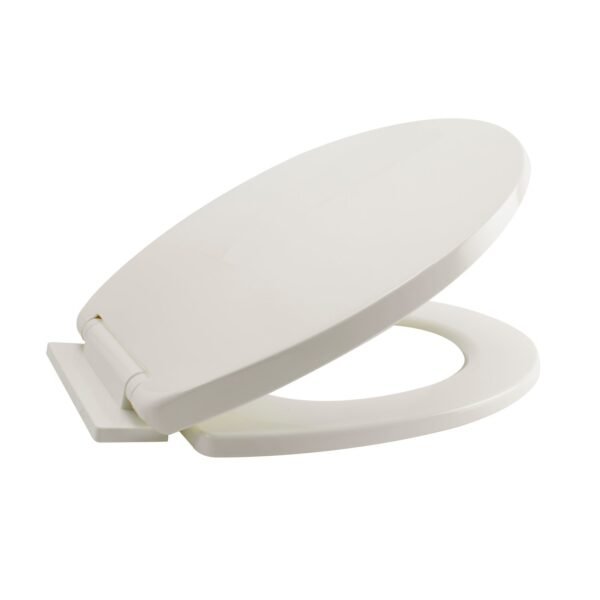 YW065-02_4 Asiento Sanitario Redondo de Caida Lenta Biege