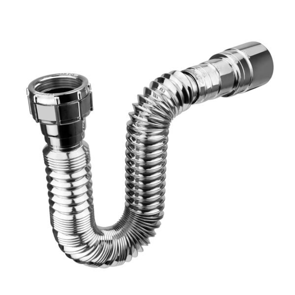 Sifon de una Salida Cromado Linea Economica