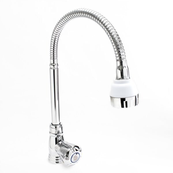 Llave Sencilla Lavaplatos Meson con Economizador Cuerpo en ABS Manija Tipo Pomo