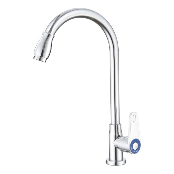 Llave Sencilla Meson Lavaplatos Cuerpo en ABS Manija Tipo Palanca