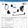 YW148-07-1.jpg Juego Accesorios para Bano x 6 Piezas en Zinc Color Negro
