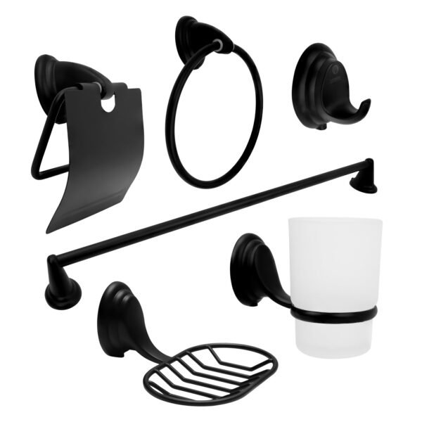 YW148-07_2-1.jpg Juego Accesorios para Bano x 6 Piezas en Zinc Color Negro