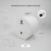 YW149-1.jpg Dispensador de Papel Higienico en ABS con Boton