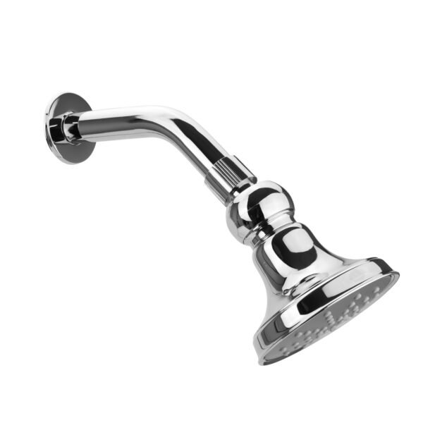 Set Ducha Plastica Tubo Curvo 9cm