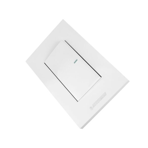 YW292_4 INTERRUPTOR SENCILLO CONMUTABLE 10A 110V-250V COLOR BLANCO