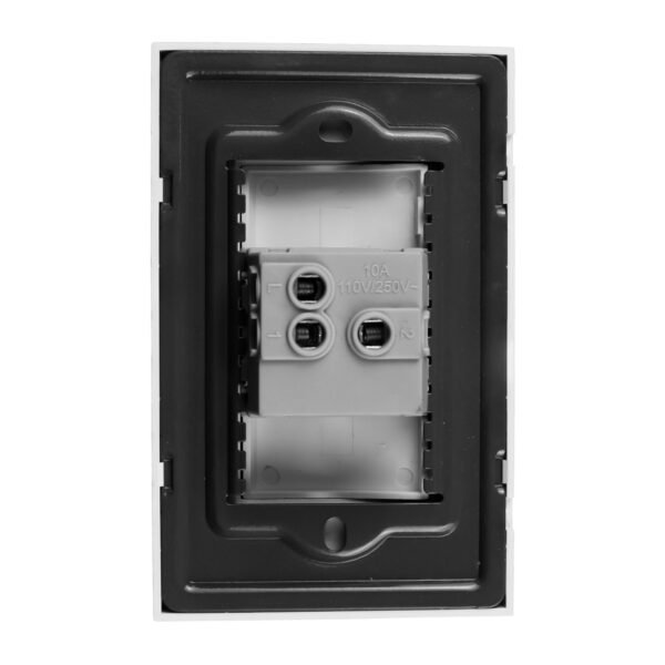 YW292_5 INTERRUPTOR SENCILLO CONMUTABLE 10A 110V-250V COLOR BLANCO