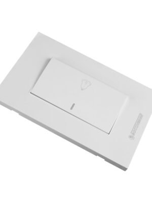 Pulsador Sencillo para Timbre 10A 110V-250V Color Blanco