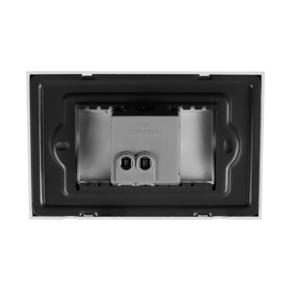 PULSADOR SENCILLO PARA TIMBRE 10A 110V-250V  COLOR BLANCO