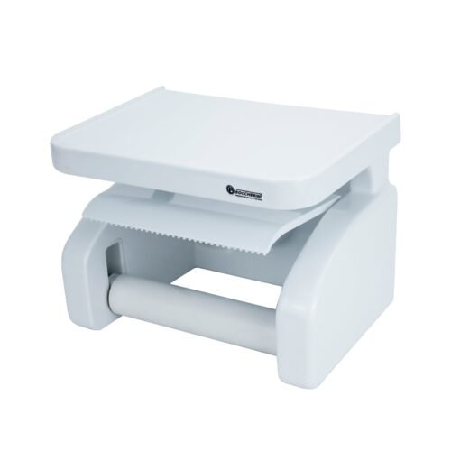 YW325_1-1.jpg Porta Rollo Base Rectangular en Aluminio Color Negro