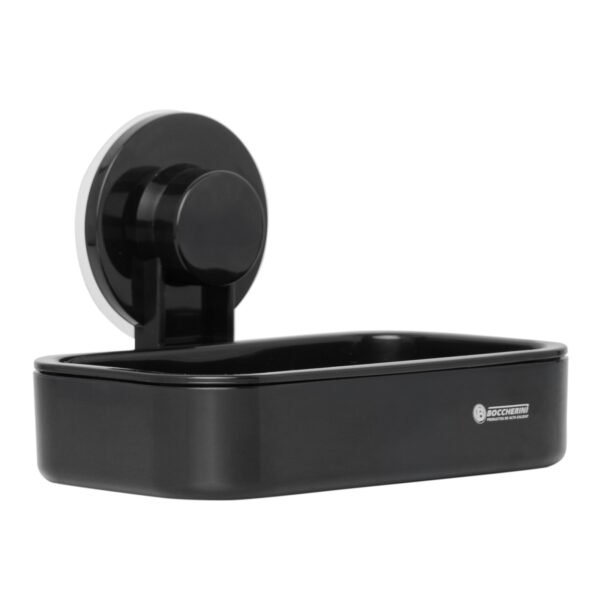 Jabonera Ventosa Color Negro