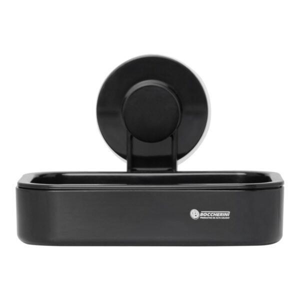 Jabonera Ventosa Color Negro