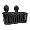 Organizador de Bano Sencillo Ventosa Color Negro