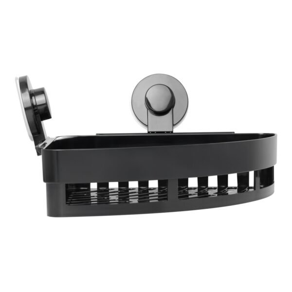 Organizador de Bano Esquinero Ventosa Color Negro