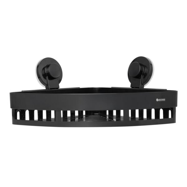 Organizador de Bano Esquinero Ventosa Color Negro