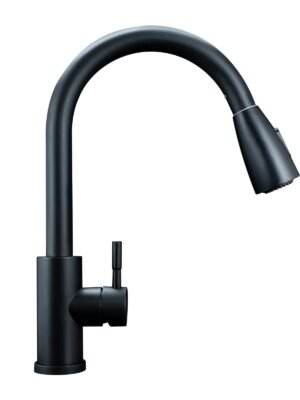 Mezclador Lavaplatos en Bronce y Zinc Manija Tipo Palanca Doble Salida de Agua