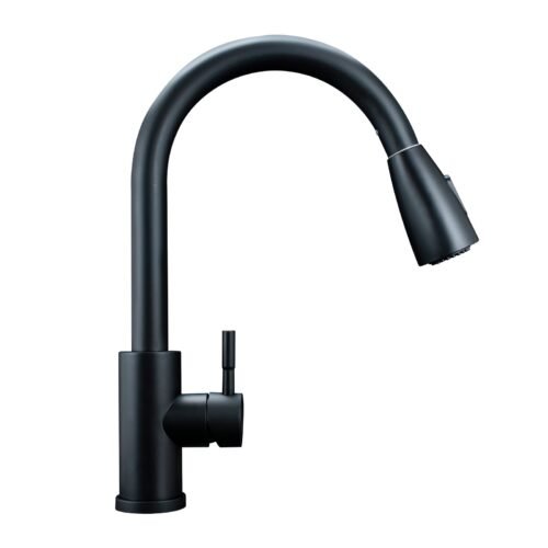 Mezclador Lavaplatos en Bronce y Zinc Manija Tipo Palanca Doble Salida de Agua