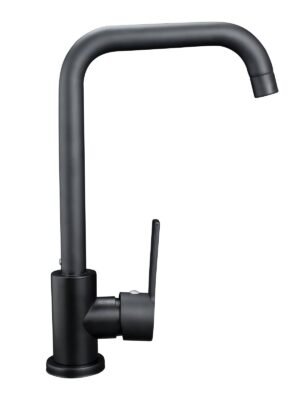 Mezclador Lavaplatos en Acero Inoxidable # 201 Color Oro Rosa Manija en Zinc · Ref YW600-13
