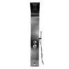 Torre Ducha en Acero Inox #304 Negra con Manguera de 1.50mts 4 Funciones