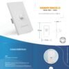 DIMMER SENCILLO 100W  110-250V COLOR BLANCO