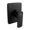 Registro Mezclador de Ducha Cuadrado Cuerpo en ABS Manija en Zinc Cartucho Ceramico 35mm Color Negro
