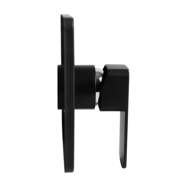 Registro Mezclador de Ducha Cuadrado Cuerpo en ABS Manija en Zinc Cartucho Ceramico 35mm Color Negro