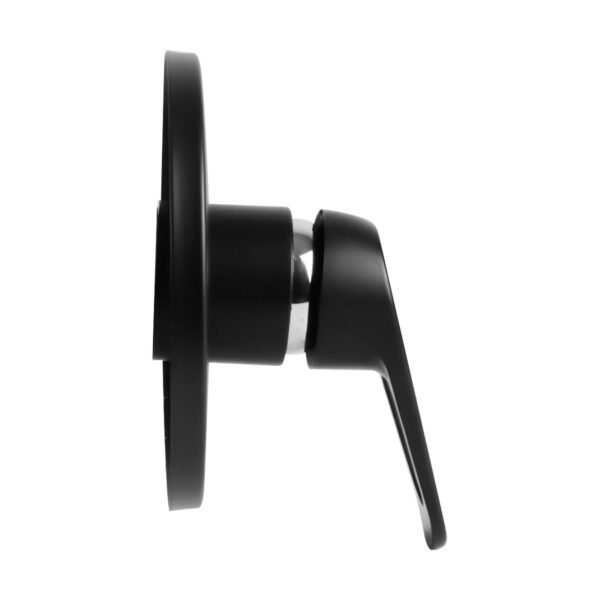 Registro Mezclador de Ducha Redondo Cuerpo y Manija en ABS Cartucho Ceramico 35mm Color Negro