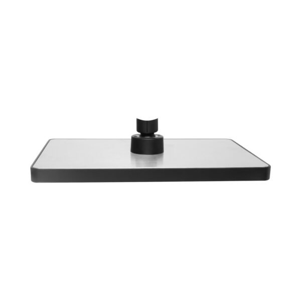 Regadera Rectangular Plastica Negra 25cmx17cm