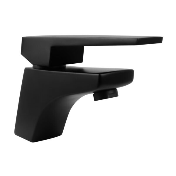 YW422-07_1-1.jpg Mezclador Lavamanos Bajo Cuerpo en Laton Manija en Zinc Cartucho Ceramico 35mm Color Negro