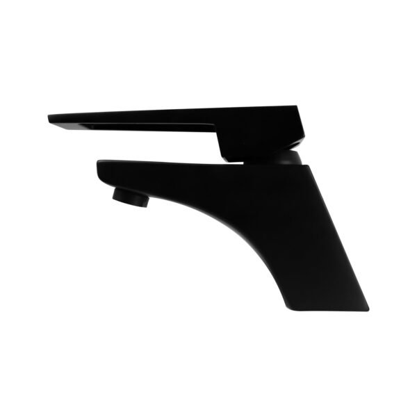 YW422-07_3 Mezclador Lavamanos Bajo Cuerpo en Laton Manija en Zinc Cartucho Ceramico 35mm Color Negro