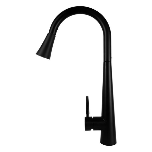 Mezclador Lavaplatos Extraible en Acero Inoxidable # 304 Incluye Mangueras Color Negro