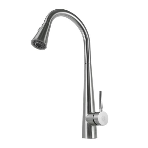 Mezclador Lavaplatos Extraible en Acero Inoxidable # 304 Incluye Mangueras Cromado