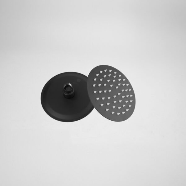 YW549-07_1 Regadera Redonda Negra 6 en Acero Inoxidable 201