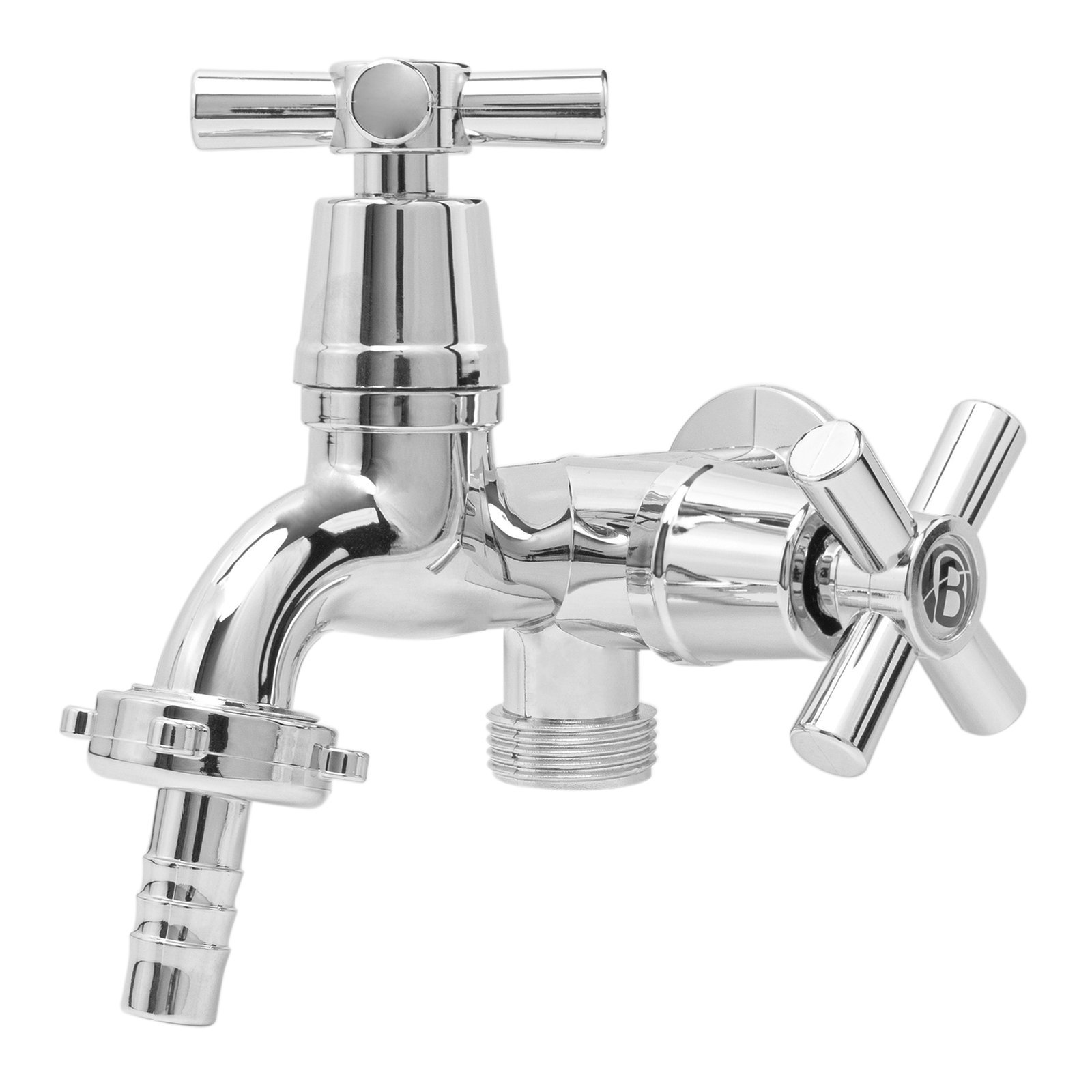 Llave doble para lavadora, doble función