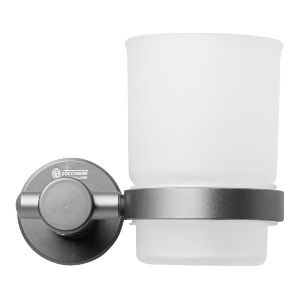 Porta Vaso en Aluminio Gris