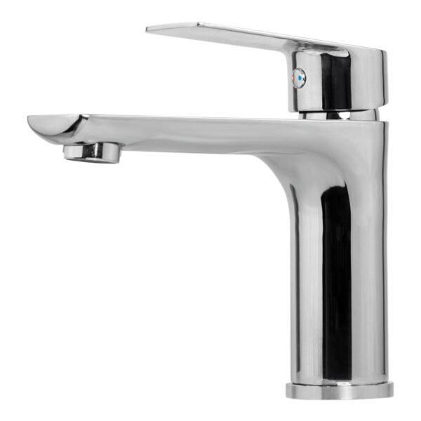 YW591_2-1.jpg Mezclador Lavamanos en Acero Inoxidable # 201 Cromado Manija en Zinc