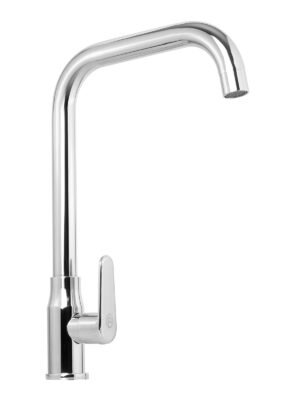YW604_1-1.jpg Llave Sencilla Lavaplatos Meson con Economizador Cuerpo en ABS Manija Tipo Pomo
