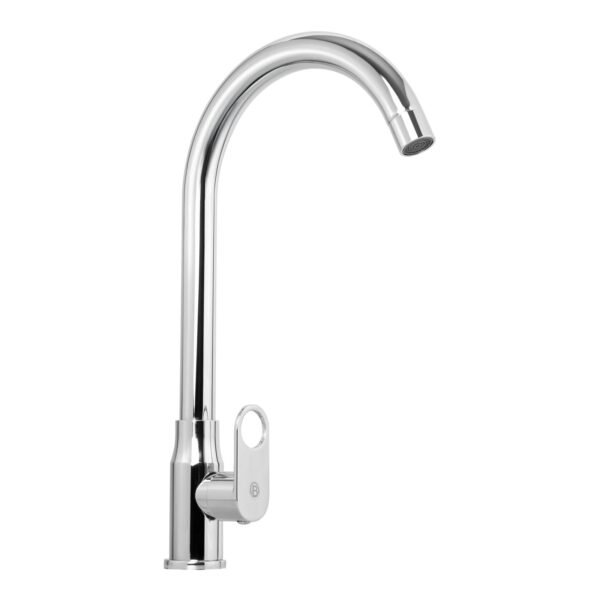 Llave Sencilla Lavaplatos en Acero Inoxidable # 201 Cromada Manija en Zinc