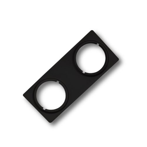 Accesorio Escudo H Black En Acero · KL Cerraduras