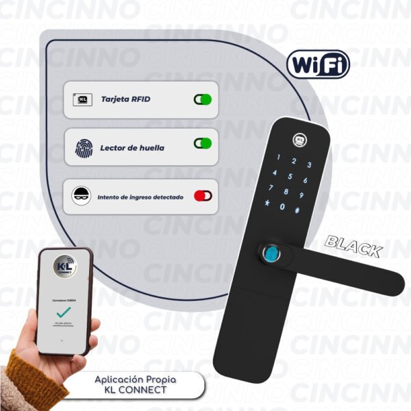 Cerradura Inteligente Moressco Cincinno