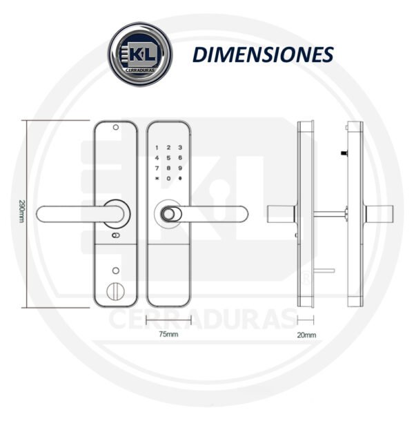 Cerradura Inteligente Moressco Cincinno