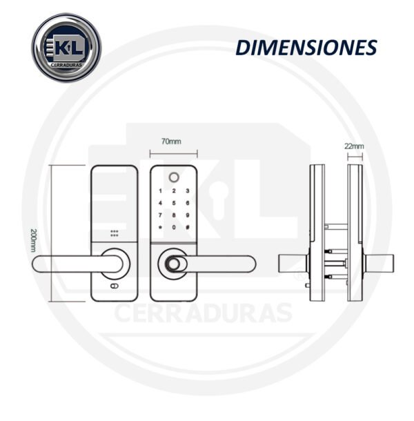 Cerradura Inteligente Moressco Garaban — Pt Garaban