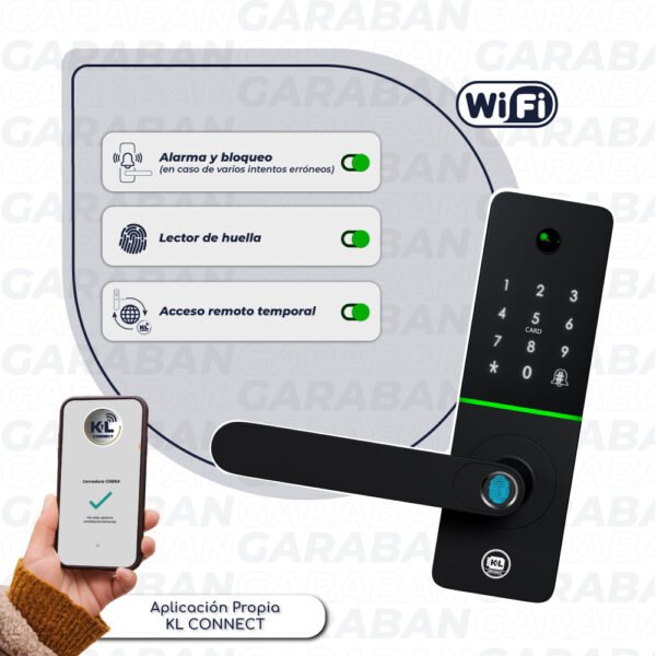 Cerradura Inteligente Moressco Garaban — Pt Garaban