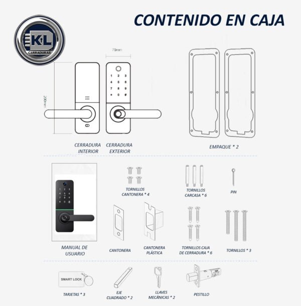 Cerradura Inteligente Moressco Garaban — Pt Garaban