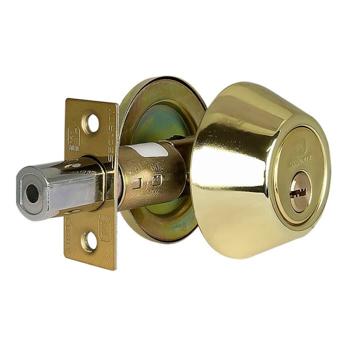 Cerradura Auxiliar Cerrojo KL 107 Gold Llave Mariposa · KL Cerraduras