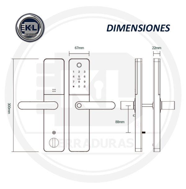 Cerradura Inteligente Moressco Presidium